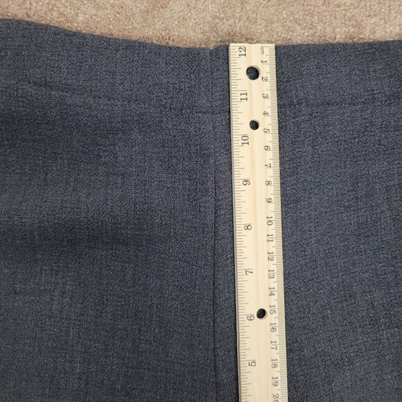 Pure Jill by J. Jill Wide Leg Crepe Pants Trousers Gray Sz XL Women's Relaxed - Picture 7 of 12